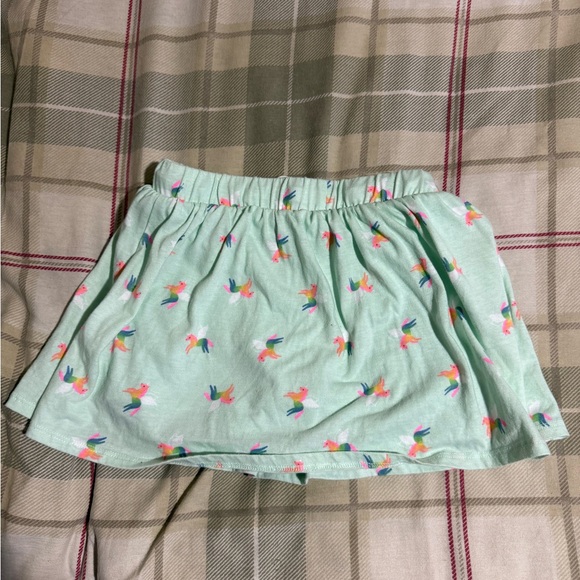 Cat & Jack Mint Green Shorts with Unicorn Design - Picture 2 of 4